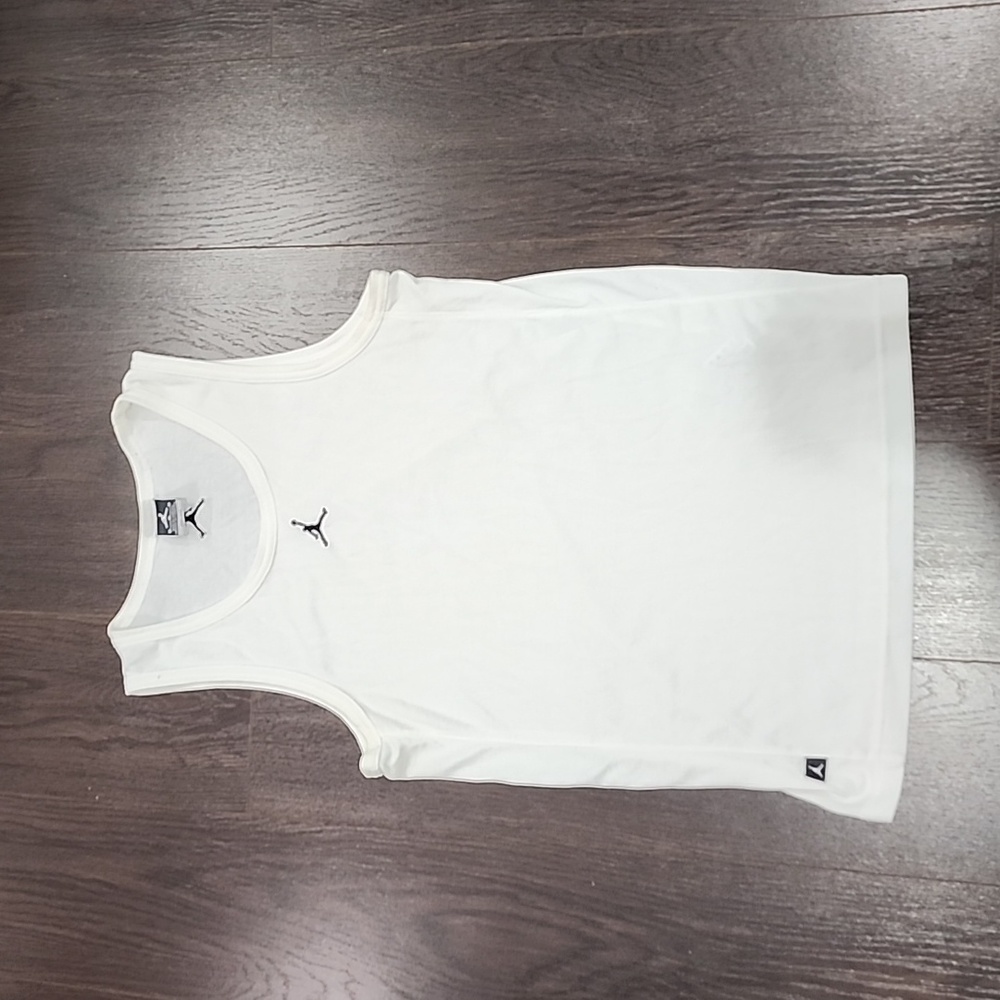 Men's Jordan White Tank - M